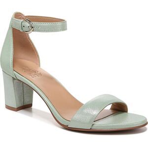 Naturalizer Womens Vera Green Open Toe Ankle Strap Heel Sandals